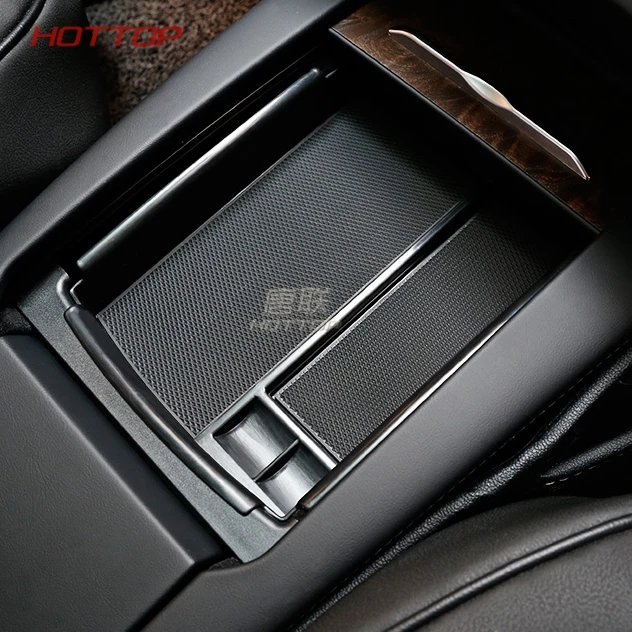 Подлокотник коробка для хранения для Tesla модель S центральная консоль ящик для перчаток лоток держатель чехол для автомобиля стиль - Название цвета: black 1pc
