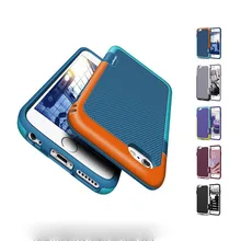 

New 2018 Anti Slip Grip Shock Absorption Rubber PC Case For hulls iphone 6s 8 7 Plus Full Coverage 360 Case for iphone 7 Covers