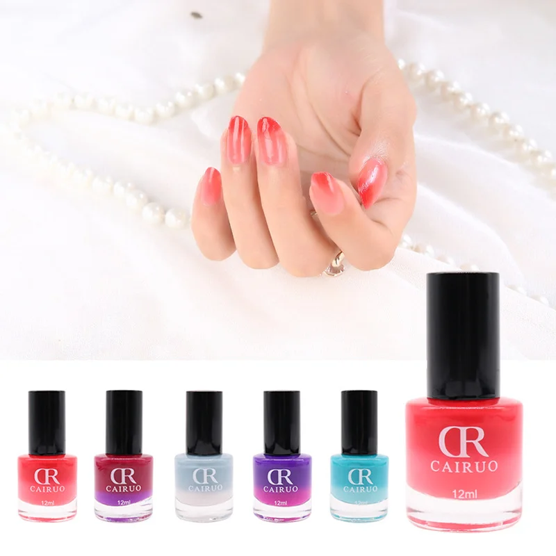 

New 26 Colors Temperature Change Nail Polish Long-lasting Color Changing Nail Polish Temperature Control Gradient TSLM1