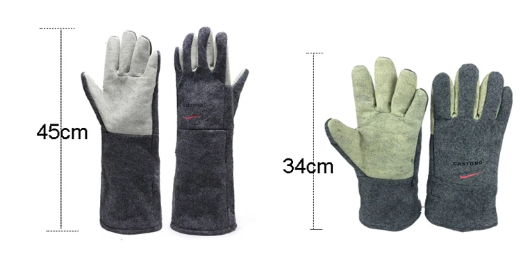 300 Degree Heat Insulation Gloves, High temperature resistant Gloves, Flame retardant Anti-scalding Baking Industrial Glove (1)