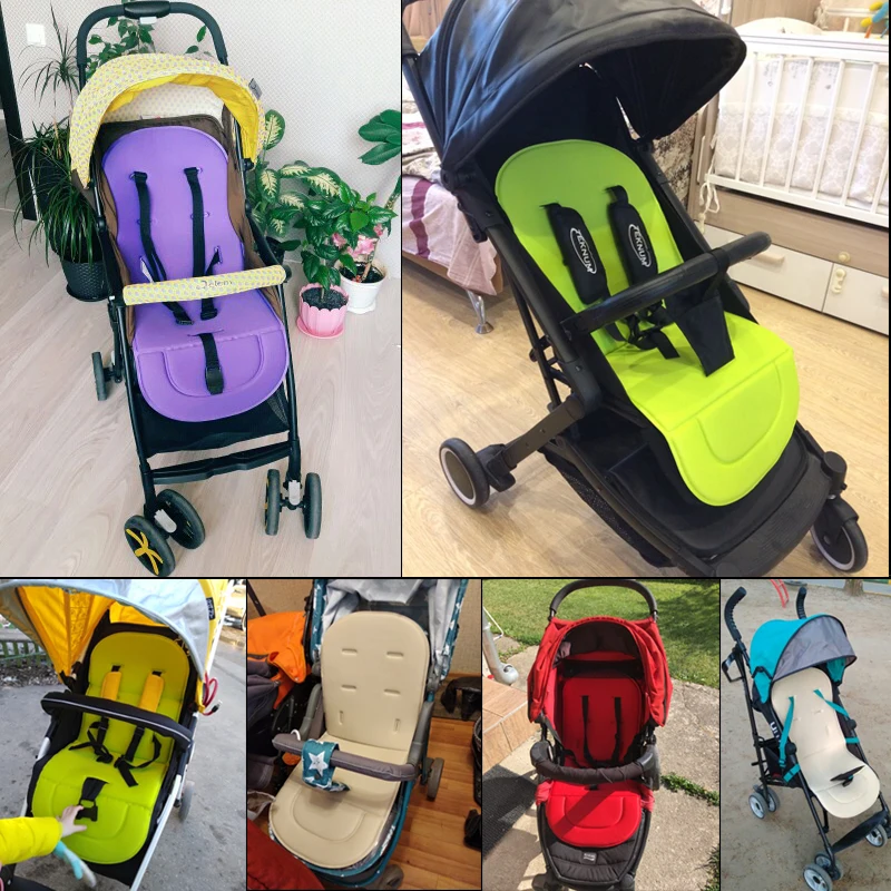 Коврик для детской коляски Коляска авто сиденье дышащий хлопок подушка сиденье подкладка детская подкладка для коляски Подушка коляска аксессуар