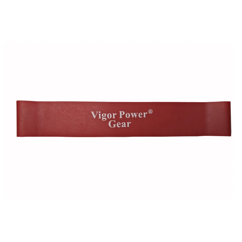 Vigor power gear, 5 уровней, растягивающийся расширитель, петля для фитнеса, резиновая петля, Эспандеры для йоги, ленты-петли, продается в 1 шт - Цвет: 1 pcs red