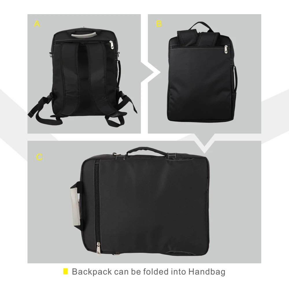 BESTLIFE преобразования прочный каркасный рюкзак сумка Бизнес Повседневное нейлоновая сумка черный 3 Way сумки для ноутбука рюкзак mochila