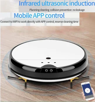 

Robot Vacuum Cleaner WiFi App, Map Navigation,Suction 3000Pa,Memory,Wet Dry Mop,Best Aspirador