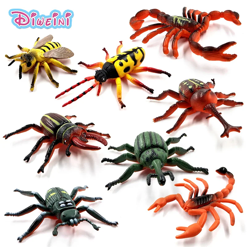 Plastic Scorpion Animal Model Figure Figurines Toy For Kids Halloween Gift 