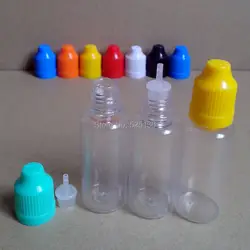 Горячие жидкость для глаз бутылка 500 шт./лот ПЭТ 15 мл Пластик иглы для капельниц с длинный тонкий наконечник и защитной крышкой для детей