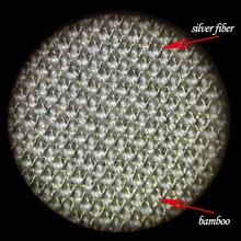 Бамбуковое/Серебряное волокно Защитная ткань для Чепчик для сна/покрывало для кровати антирадиационная ткань