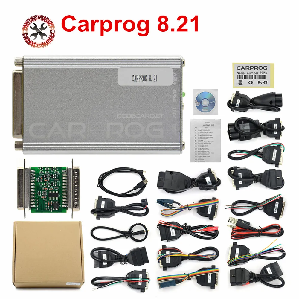 2018 CARPROG V8.21 full set Professional Auto repair scan tool 21