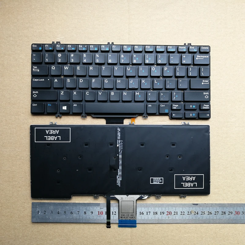 Новая клавиатура с подсветкой для ноутбука DELL Latitude E5280 5288 5289 7280 7380 E7220 7290 черный