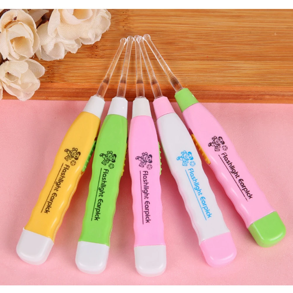 

LED EAR Care Ear Syringe Spoon With Flashlight Cleaning Ears Light Ershao EAR Spoon Flashlight Earpick Earwax Cleaner