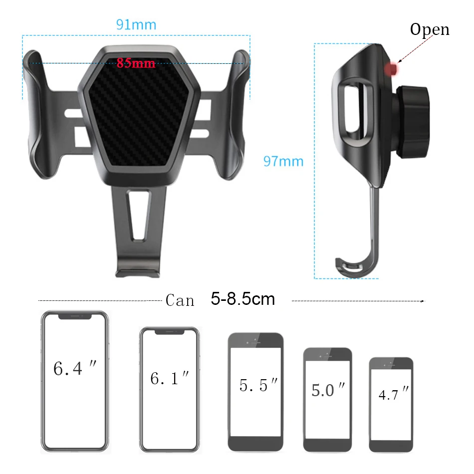 Car Phone Holder For Samsung S10 S9 S8 A50 A70 A8 j7 2017 2018 note 9 8 Car Holder Munt Windshield Smartphone Mobile Stand Holde