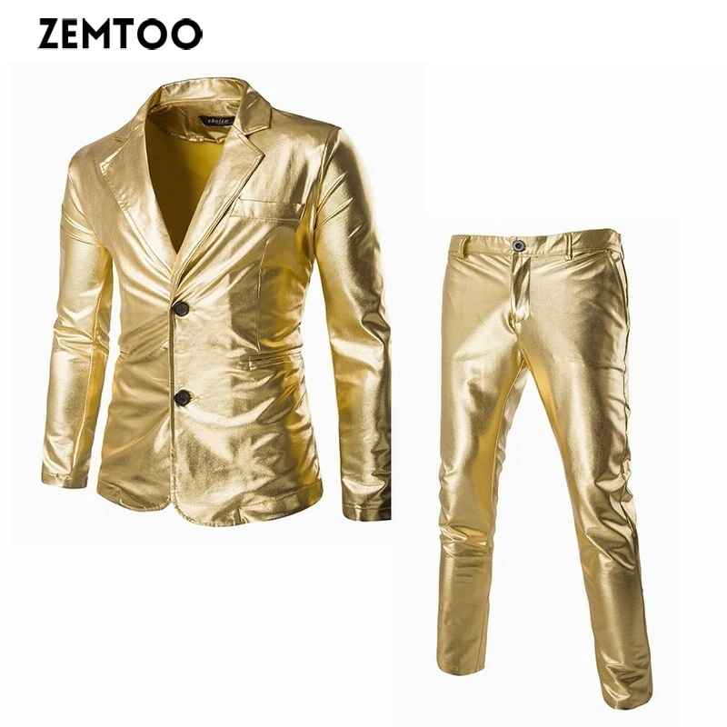 

Bright Surface Suits Custom Made Men's Slim Suits 2 Piece (Jacket+Pants)