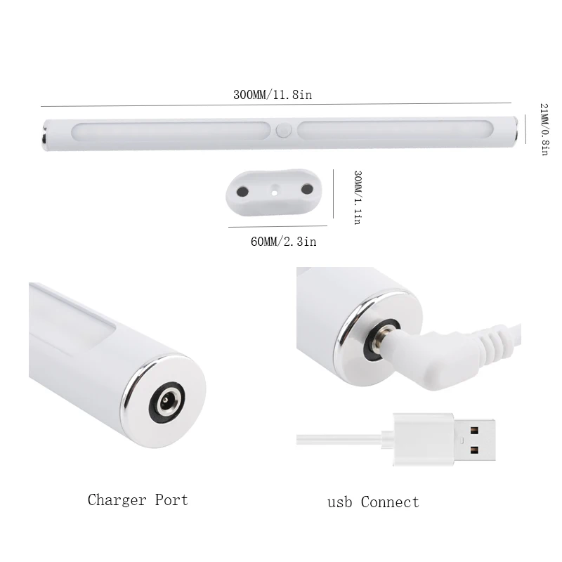 DC5V LED مصباح البير مستشعر حركة ليد إضاءة الخزانة تحت العصا على إضاءة الخزانة ل خزانة دولاب خزانة ليلة ضوء ، أبيض DC5V LED مصباح البير مستشعر حركة ليد إضاءة الخزانة تحت العصا على إضاءة الخزانة ل خزانة دولاب خزانة ليلة ضوء ، أبيض