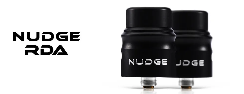 Распродажа! Wotofo Nudge RDA 22 мм Vape атомайзер для электронных сигарет 510 Pin с двойным Плавленым Clapton N80 готовые катушки