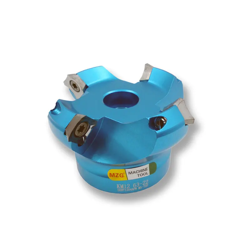 

MOSASK AL-KM12R63-22-4T CNC milling Aluminum Face cutter Adapter Cemented carbide blade SEHT1204