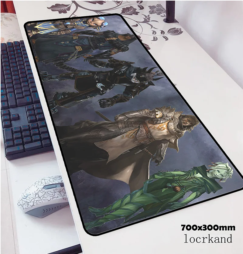  guild wars 2 mouse pad 700x300x3mm pad mouse notbook computer padmouse Popular gaming mousepad game