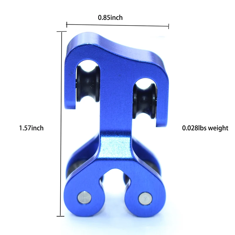 3/8 дюймов алюминиевый блочный лук кабель слайд стрельба из лука лук струна сплиттер ролик Glide Замена разделитель тетивы шкив для стрелы