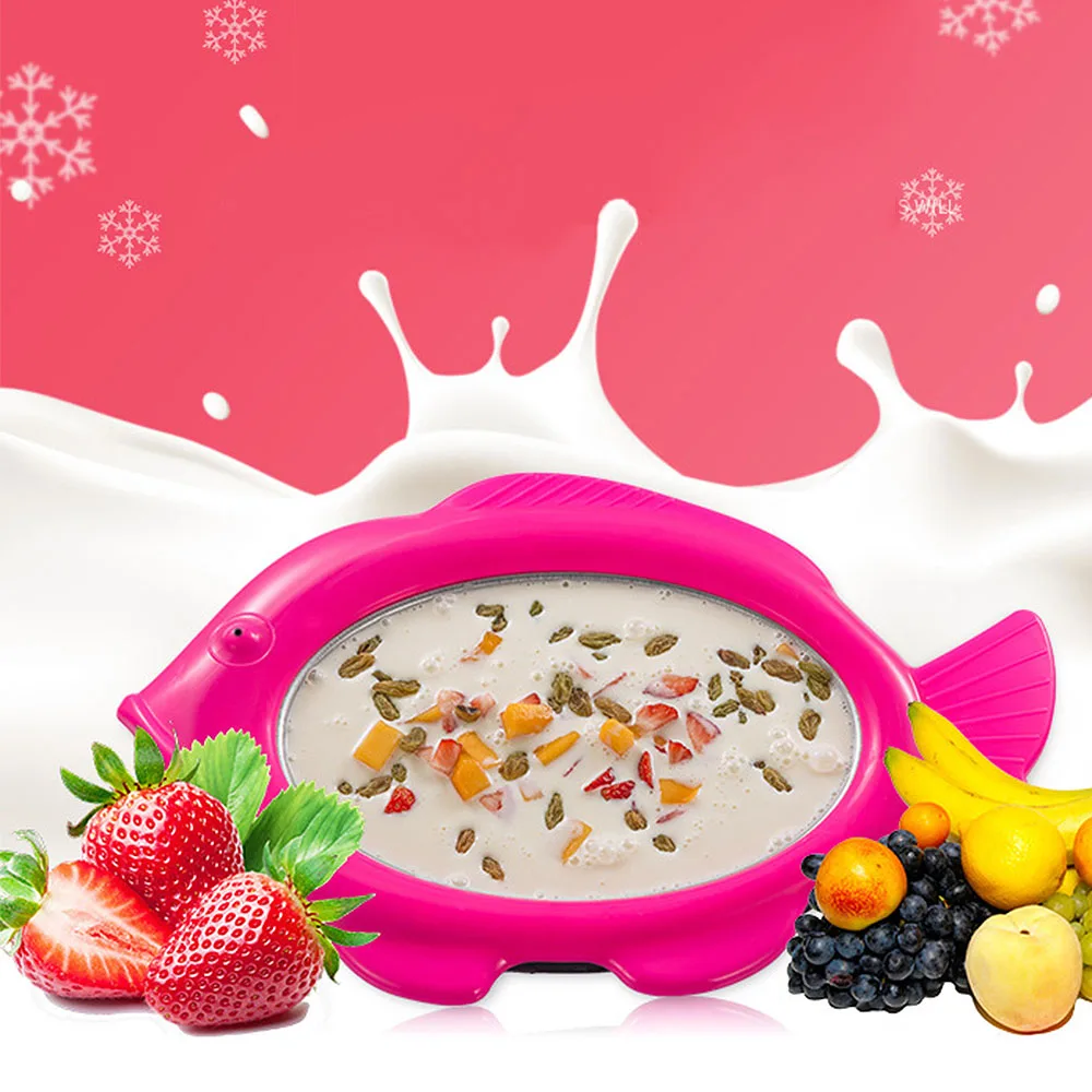 40*26 см детский бытовой самодельный Лед Крем пластина для машины мини-автомат для льда самодельный жареный йогурт для детского подарка