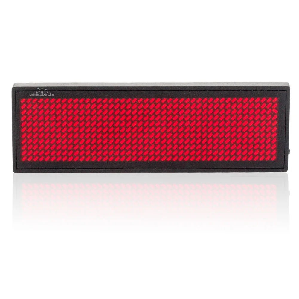 Значок с Красной светодиодной подсветкой 12 х48 пикселей|message sign|message sign boardsign board |