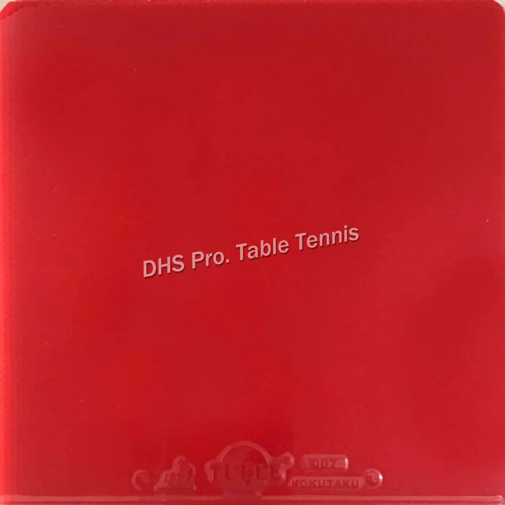 2x Kokutaku الصفوف (tuple) 007 التدريب زوج المطاط 1 الأحمر و 1 أسود تنس طاولة المطاط مع الإسفنج