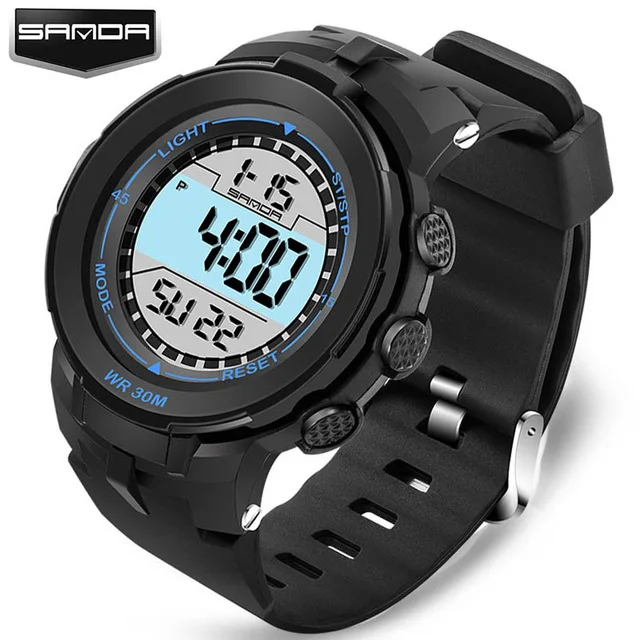 

Outdoor Top Brand SANDA G Style Shock Sport Watch Men Waterproof Digital Electronic Wrist Watches Military Relogio 340