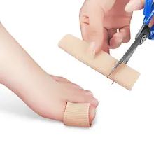 1 шт 15/10 см гель для ткани трубчатый бондаж палец и носок протекторы ноги боли в спине защита для пальцев стельки для ног