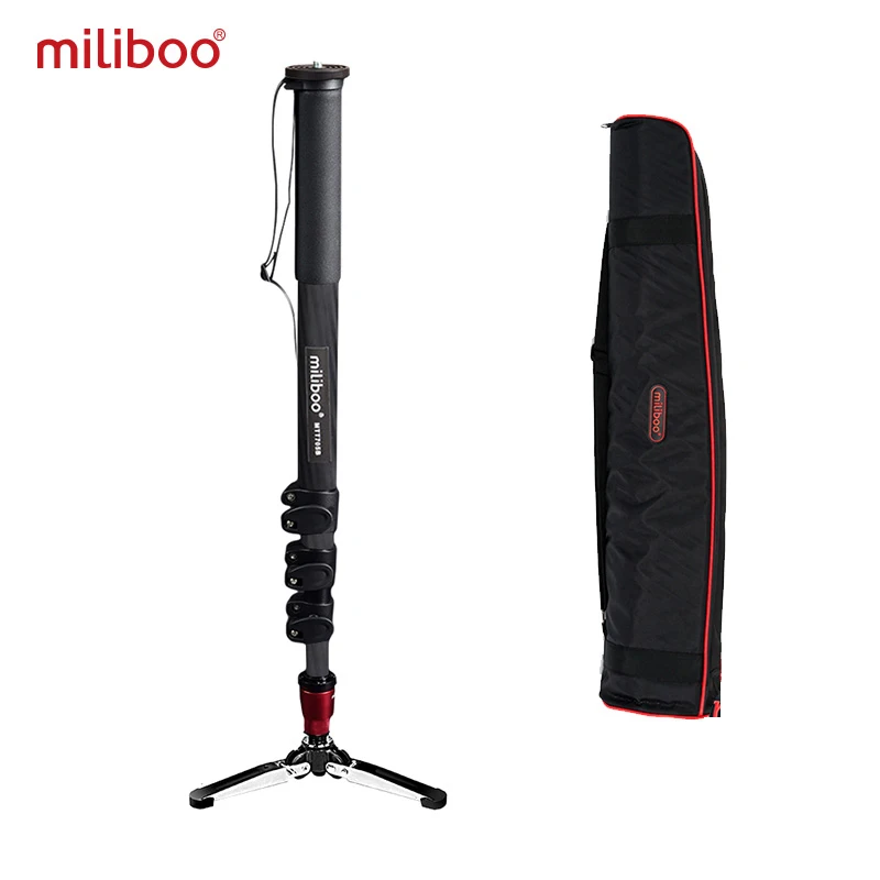 Miliboo MTT705B портативный монопод из углеродного волокна для профессиональной