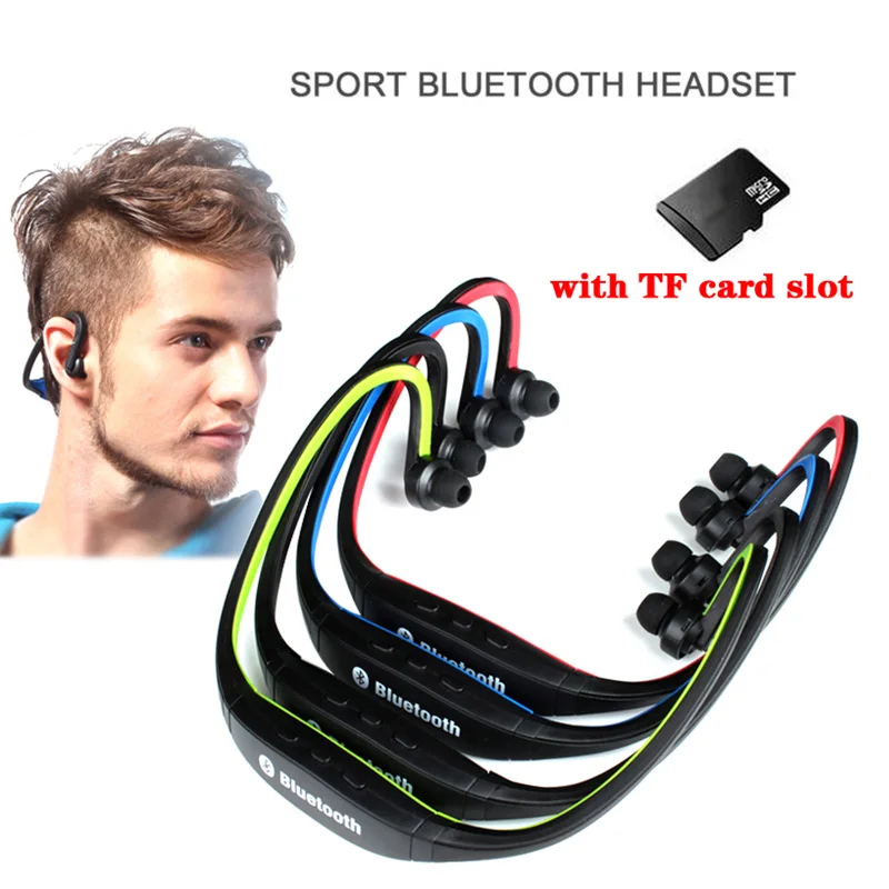 Newest S9 Plus SD Card Slot Bluetooth Earphone Wireless Auriculares