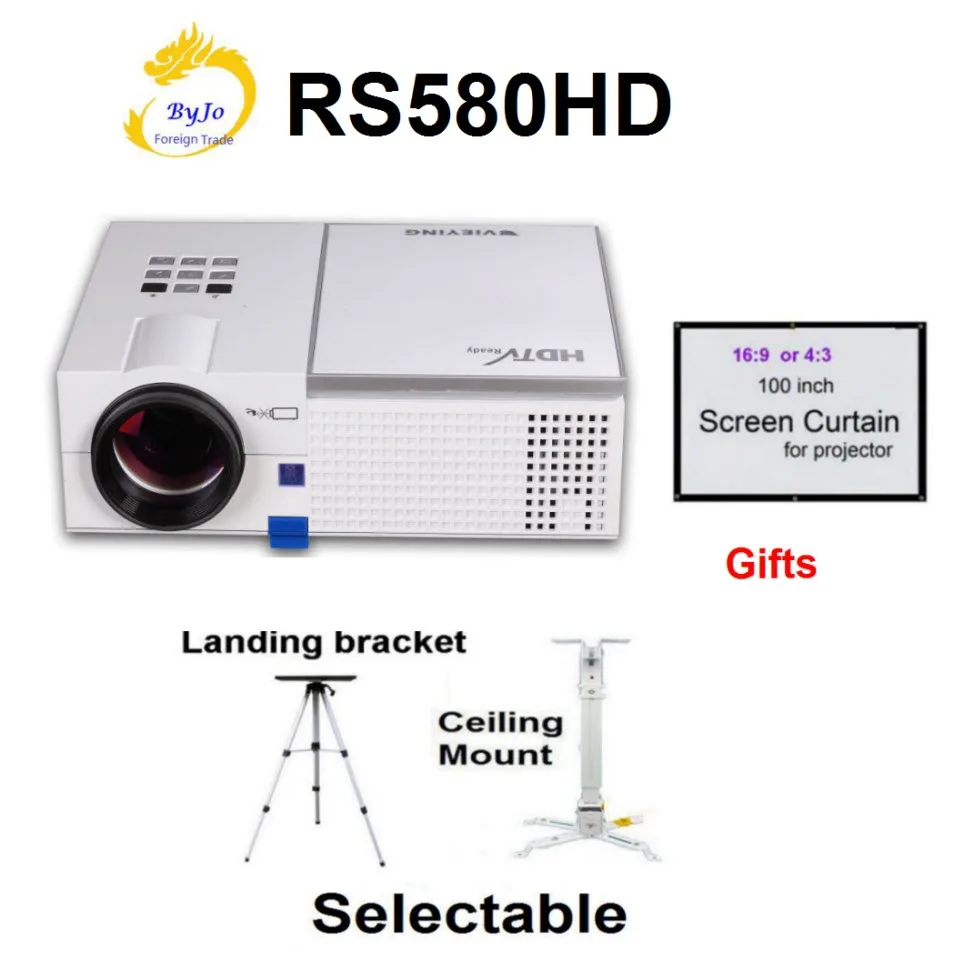 ViEYiNG LED projector HD Support 1920x1080 Proyector Home theater projector 3D home projector screen Pk led96 bt96 beamer ViEYiNG LED projector HD Support 1920x1080 Proyector Home theater projector 3D home projector screen Pk led96 bt96 beamer