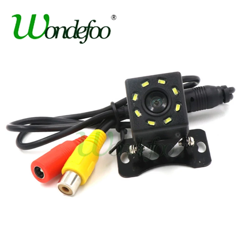 

universal car parking camera rear camera with reverse image HD cmos BACK UP camera waterproof night vision with 8 LED light
