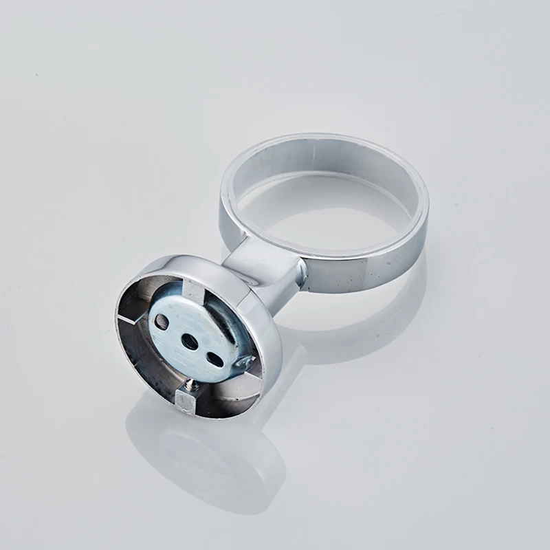 SRJ 1Pcs Stainless Steel Cup Holder Bathroom Embedded Chrome Single Cup Holders Household Thickening Wash Cup Storage Rack