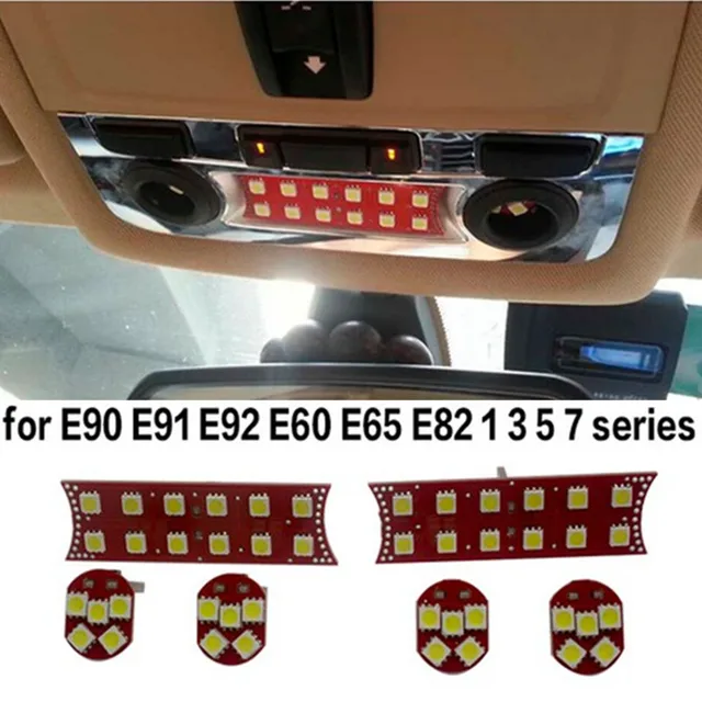 Car Styling Led Center Dome Roof Overhead Interior Reading Map Light Car Styling Led Center Dome Roof Overhead Interior Reading Map Light Lamp For Bmw E90 E91