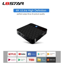 

L8STAR X88 Mini Android Tv Box with Voice Control RK3328 2GB Ram WiFi 2.4G Set Top Smart Tv Box Android 7.1 Media Player