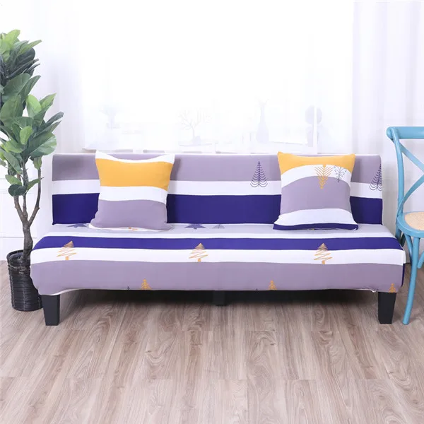 Nordic Style Modern Simple Striped Print Sofa Bed Cover Big Elastic Sofa cover Towel Sofa Bed Home Decor - Color: 09