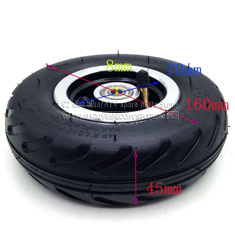 6 дюймов 6X2 колеса набор или шина или внутренняя труба электрический скутер стул грузовик использовать " шины F0 пневматическая тележка