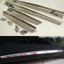 2011 2012 2013 для KIA Оптима/K5 высокое качество ABS хромированные боковые молдинги боковой двери украшения