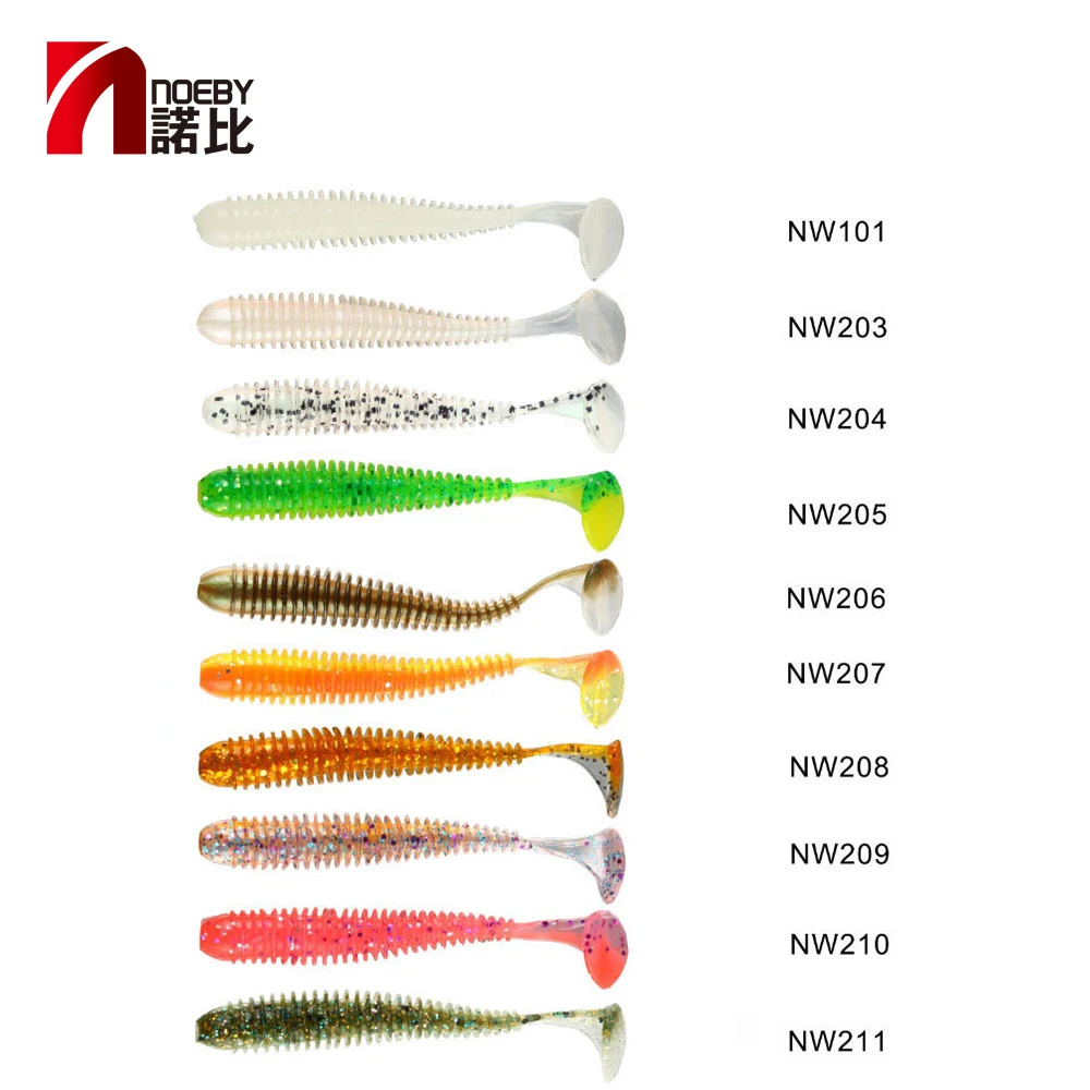 

NOEBY 4.5cm/0.6g Fishing Lure Soft Baits Worm S3101 Silicone Crankbait PVC Artificial Soft Lures Fishing Tackle Leurre