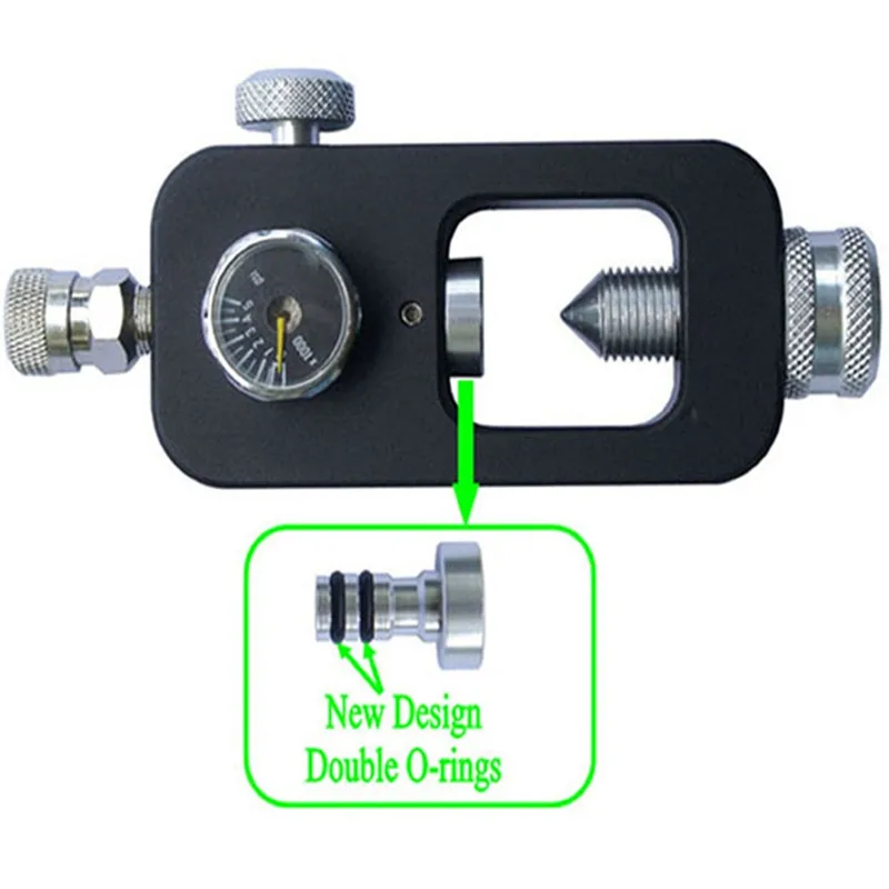 New Scuba Double Oring Fill Station Paintball Hpa Tank Fill Adapter