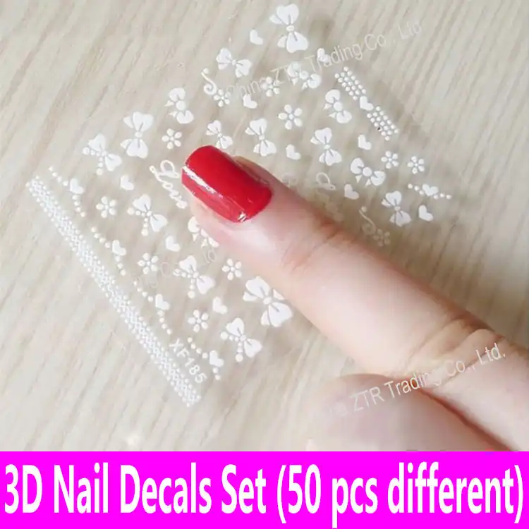 transparent nail stickers