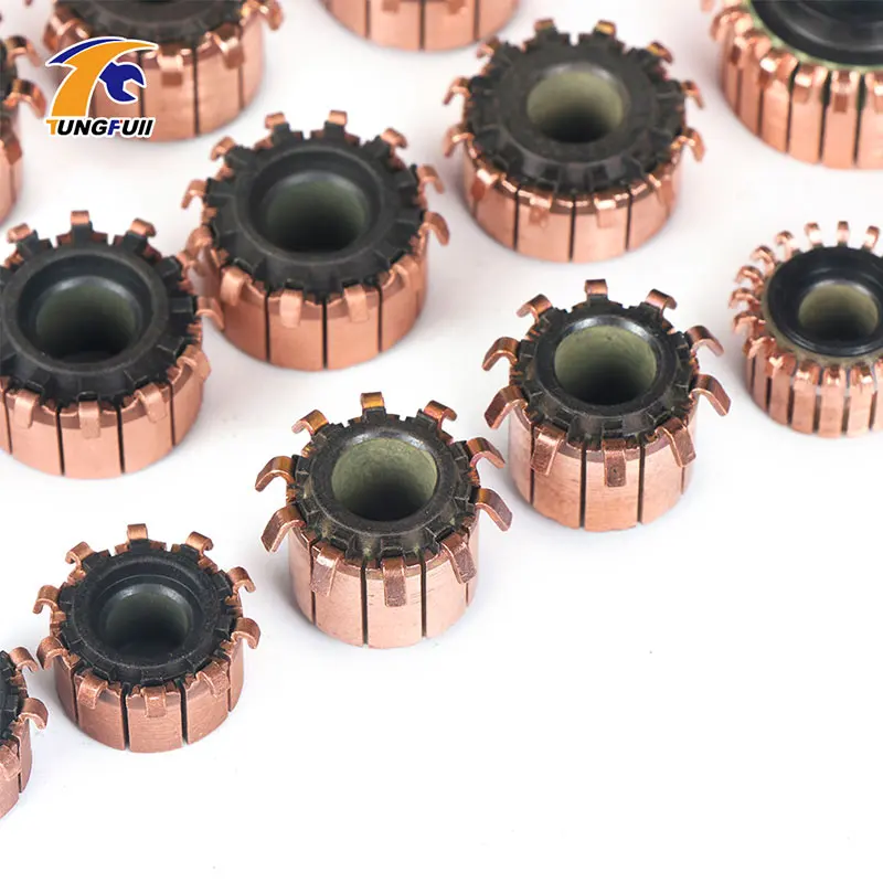 TUNGFULL 8x23x16 мм 2 шт. медный стержень генератор двигателя коллектор медных тонов