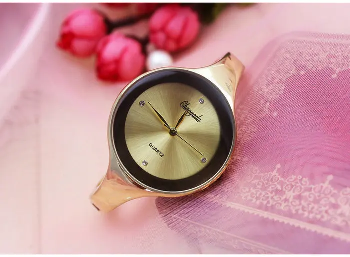 Топ бренд женские часы-браслет оригинальное платье женские повседневные и модные стальные круглые циферблаты Уникальные кварцевые часы - Цвет: 2