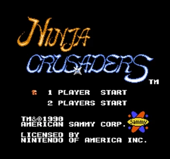 

Ninja Crusaders Region Free 8 Bit Game Card For 72 Pin Video Game Player