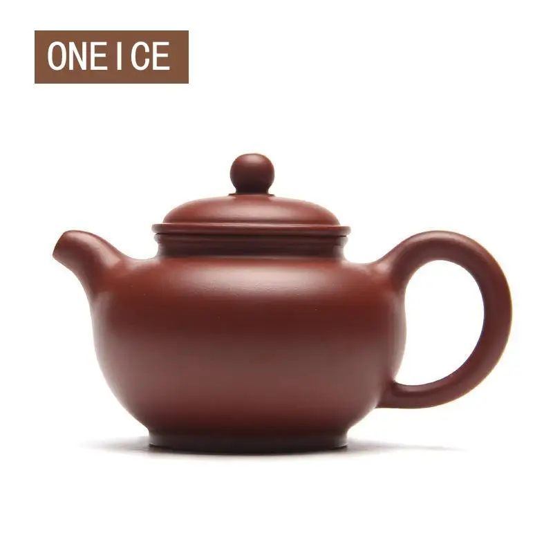 

Chinese Yixing Drop Tea Pot Kungfu Hand Made Pot Dahongpao Mud Tea Set Teapots Author Wang jingyi 240ml
