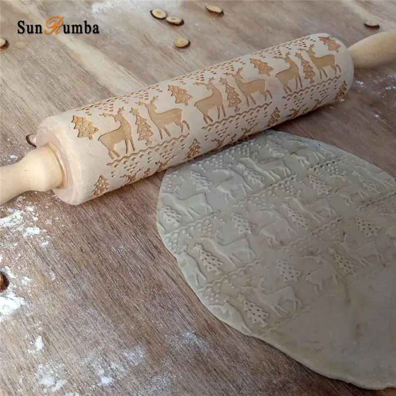 wood rolling pin MUW-246-06