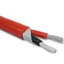 Силиконовый провод, 2 ядра, 1,5, 2,5, 4, 6 квадратов, маслостойкость, защита от коррозии, 2pin, 200 градусов, мягкий луженый медный кабель