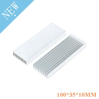 

10 pcs 100*35*10mm Aluminum Heatsink Heat Sink Radiator Cooling cooler For Electronic Chip IC LED computer