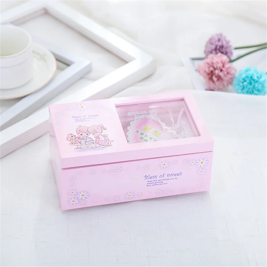 Creative Rotating Girl Music Box jewelry Box Gift Home Decoration Birthday Children's Day Daughter Christmas Valentine Gift (13)