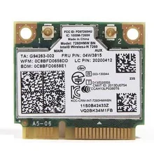 Ssea для Intel Беспроводной-n 7260 7260hmw Половина Mini pci-e Wi-Fi Bluetooth 4.0 карты для IBM Lenovo Y410 y510 u330 U430 04w3815