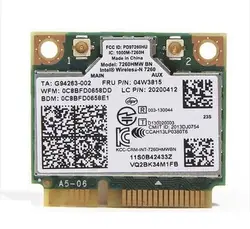 Ssea новый для Intel Беспроводной-n 7260 7260hmw Половина Mini pci-e Wi-Fi Bluetooth 4.0 карты для IBM Lenovo Y410 y510 u330 U430 04w3815