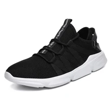 Gongma Men Running Shoes Breathable Mesh Sneakers 10.5 Outdoor Trekking Shoes Adult Sports Athletic Footwear Jogging sapatillas 